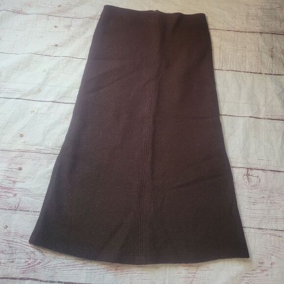 CoVelo Wool Zip Front Skirt Size 10 - Picture 2 of 5